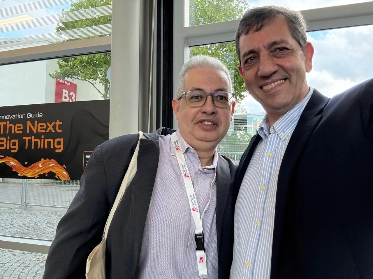 Leonardo Moreira e Paulo Villas representando a Kolabore na DrinkTec 2025